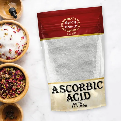 Vista 6 de Spicy World Bolsa a granel de ácido ascórbico de 1 libra, polvo puro de vitamina C, 100% puro, grado alimenticio, se puede utilizar para enlatar