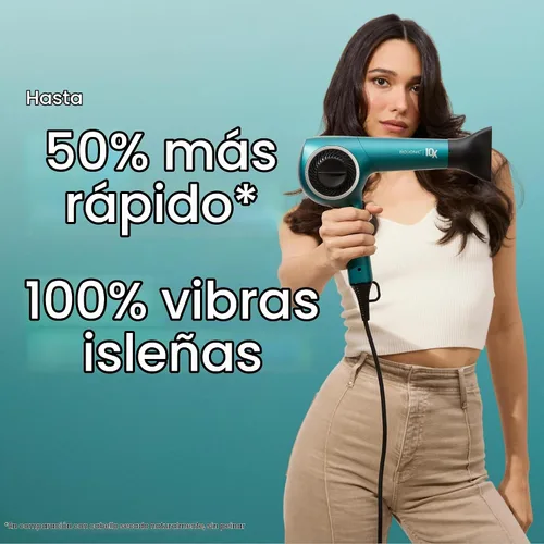 Vista 7 de Bio Ionic Secador de pelo de velocidad ultraligera 10X, secador de pelo con calor y velocidad ajustables, función de memoria, herramienta Teal Tides