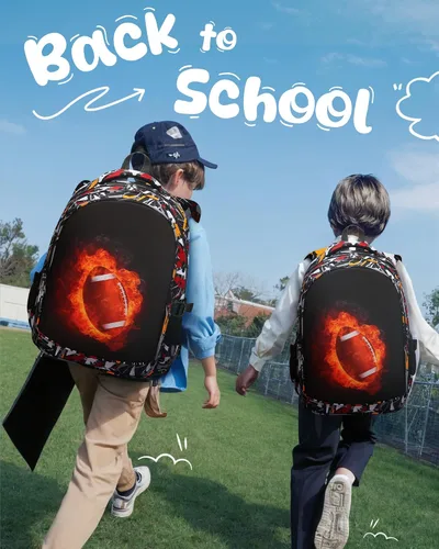 Vista 3 de Mochila escolar para niños, bolsas grandes para libros de escuela primaria, mochila de regreso a clases, mochilas para niños, NegroMarrón, Classic