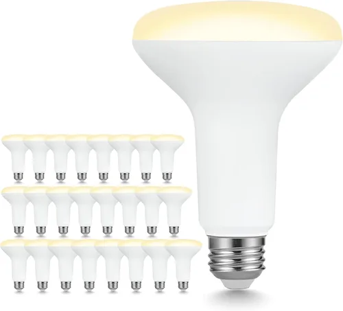 Vista 10 de Sigalux BR30 - Bombillas LED para interiores para latas empotradas, 7.5 W (reemplazo de 65 W), 650 lm, blanco suave 2700 K, atenuación suave, CRI
