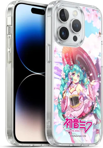 Vista 115 de Head Case Designs Licencia Oficial Hatsune Miku Gráficos Lindos Carcasa de Gel [Protección de Grado Militar] Compatible con Apple iPhone 7