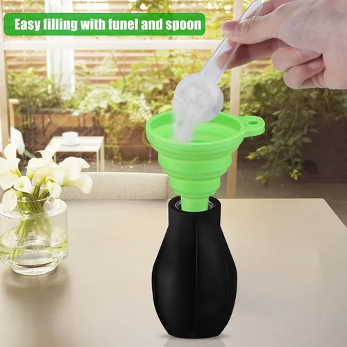 Vista 5 de Pulverizador de bulbos para insectos – Dispensador aplicador extensible de mano de 7 pulgadas para tierra de diatomeas y otras aplicaciones de polvo