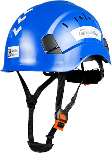 Vista 9 de Casco de Seguridad para Construcción ABS Casco Duro Sistema de Ventilación Ajustable Cascos Duros Protección de Cabeza para Trabajo Industrial