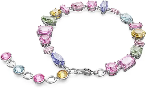 Vista 4 de SWAROVSKI Pulsera Gema, cortes mixtos, multicolor, acabado rodio, Latón, Sin gemas.