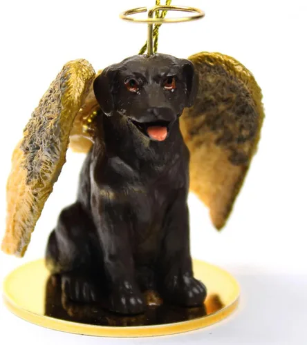 Vista 120 de Conversation Concepts Adorno navideño: Chihuahua, pelo largo 19-Dorado