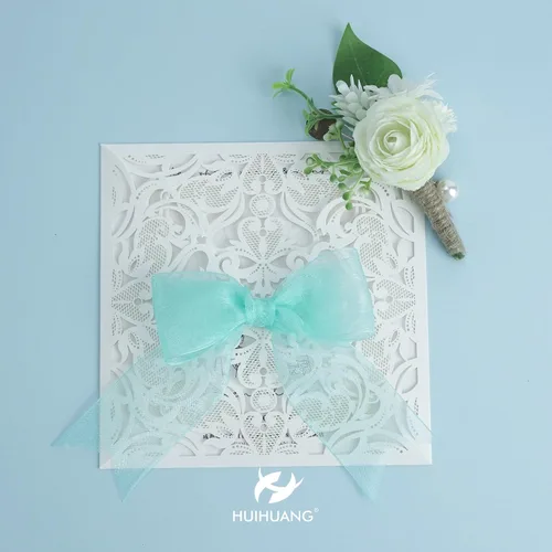 Vista 4 de HUIHUANG Cinta transparente de organza azul aguamarina de 1-1/2 pulgadas, cintas de organza transparente turquesa para envoltura de regalo, ramo