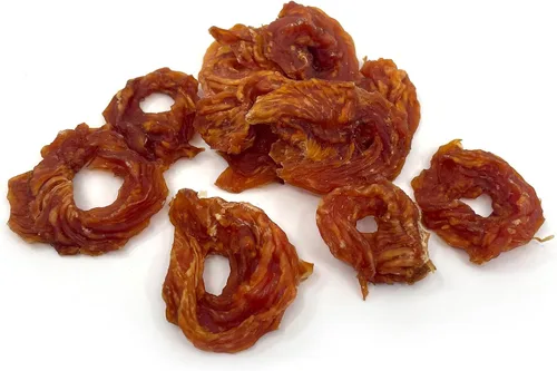 Vista 9 de Pet 'n Shape Chik 'n Rings, golosinas naturales de pechuga de pollo para perros, 32 onzas