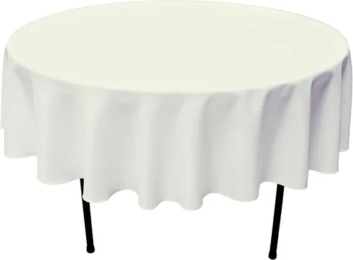 Vista 59 de GEFEII Servilletas de tela de poliéster sólido de 18 x 18 pulgadas para cocina, mantel rectangular cuadrado redondo para bodas, fiestas