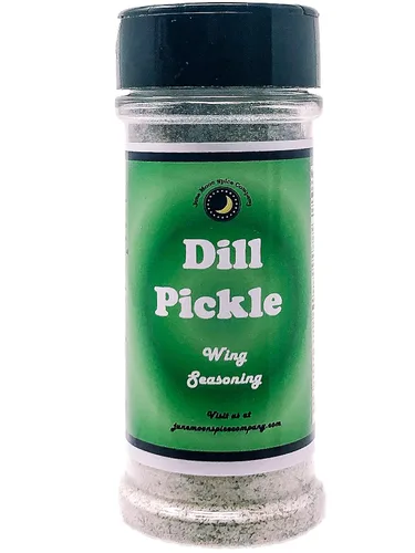 Vista 5 de June Moon Spice Company Condimento de alas de pollo Paquete variado de 2 Eneldo pepinillo Jerk jamaicano Juego de especias y condimentos