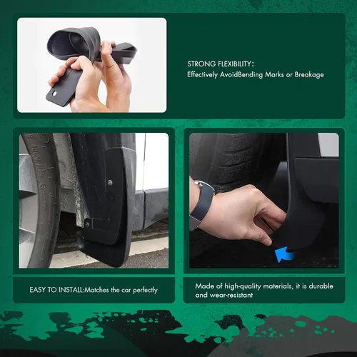 Vista 7 de SCITOO Juego de 4 solapas universales para barro 2019-2021 para Volvo XC40 delanteras y traseras