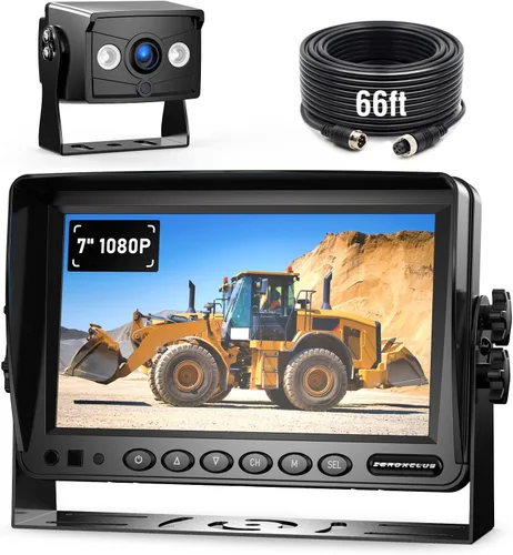 Vista 15 de ZEROXCLUB Cámara de respaldo con cable para placa de matrícula para automóvil, camioneta, SUV Negro