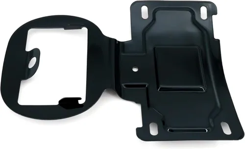 Vista 8 de Americruise - Soporte para placa de motocicleta compatible con Harley CVO Electra Road Glide FLHTKSE FLHTCU FLHTCUL FLHTKL FLTRUSE (negro)