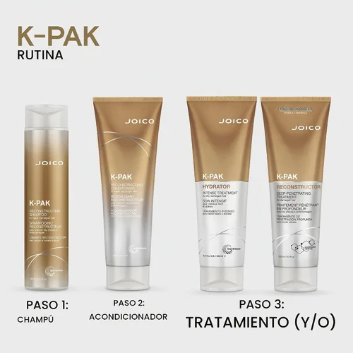 Vista 6 de Joico K-Pak Hydrator Intense Treatment For Dry, Damaged Hair Boost Shine Improve Elasticity Instant Hydration & Softness With Keratin &