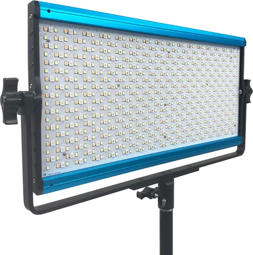 Vista 7 de Dracast Serie X LED1000 RGB + kit de 3 luces LED bicolor con estuche de viaje moldeado por inyección Control de aplicación Regulable 0-100%