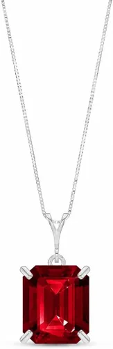 Vista 11 de Galaxy Gold GG 14K Solid Gold Pendant Necklace with Genuine Natural Ruby - July Birthstone, Stone of Passion & Protection, 14-24 Inch, Fine Jewelry