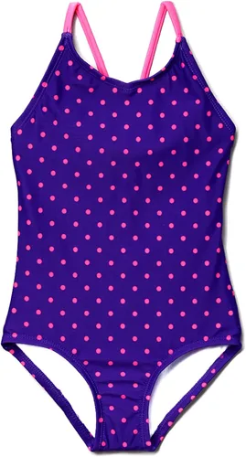 Vista 11 de Kanu Surf Bañador deportivo de una pieza Daisy Beach para niñas Aloha Negro