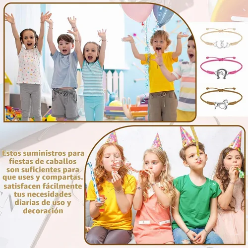 Vista 5 de Sureio - 48 unidades de pulseras trenzadas ajustables a granel, estilos de gimnasia para suministros de Navidad