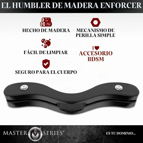 Vista 4 de Sujetador de testículos The Enforcer de madera, marca Master Series
