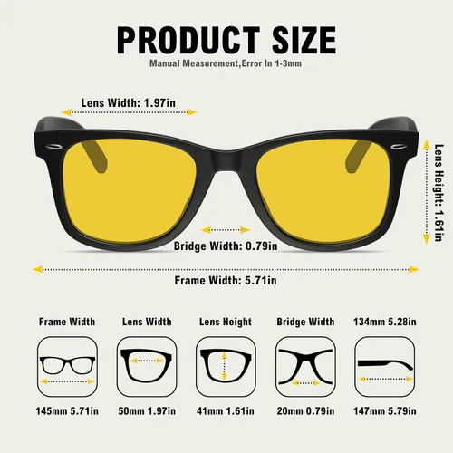 Vista 5 de MEETSUN Polarized Sunglasses for Women Men Classic Retro Square Frame Driving Sun Glasses UV Protection