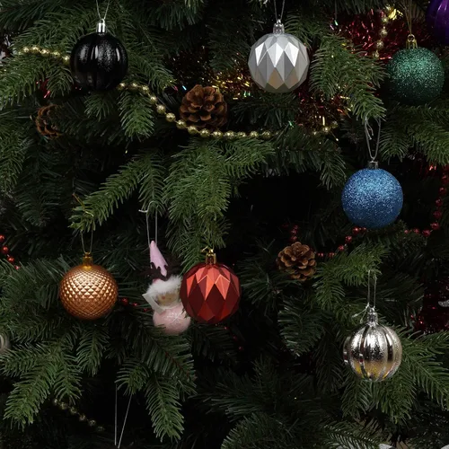 Vista 6 de Bolas de Navidad adornos para árbol de Navidad, juego de bolas de Navidad para fiesta de vacaciones y decoración de boda