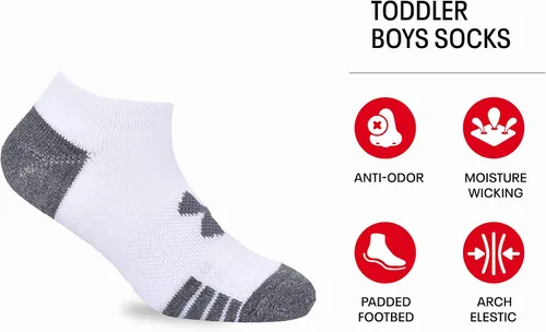 Vista 2 de Under Armour pack de calcetines bajos para niños (varios)
