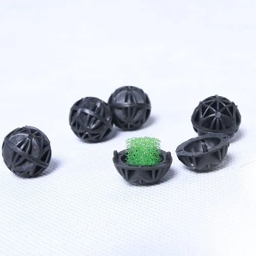Vista 3 de AQUANEAT Acuario 0.6 "Bio Bolas 100pcs para Tanque de Peces Estanque Canister Medios de Filtro