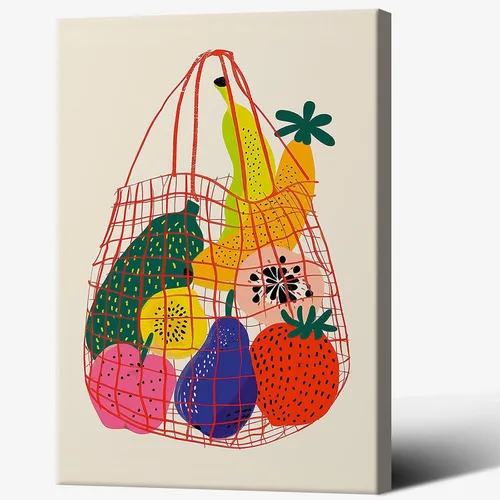 Vista 20 de Pósteres nocturnos de pasta retro, arte divertido de comida de fideos, arte de mediados de siglo, lienzo de cocina moderna de mediados de siglo