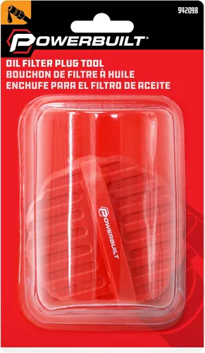 Vista 4 de Powerbuilt Tapón de filtro de aceite para Cummins 6.7L motor diesel Dodge Ram Trucks 2500/3500, filtro de instalación, limpio, sin derrames, rojo