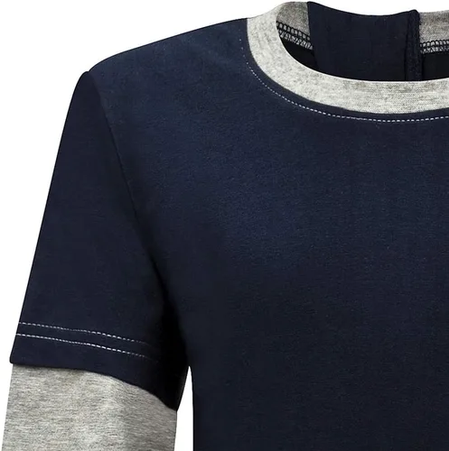 Vista 7 de Ropa adaptativa especial de los niños para los niños con las necesidades especiales, mono corto de la espalda de la cremallera de la pierna