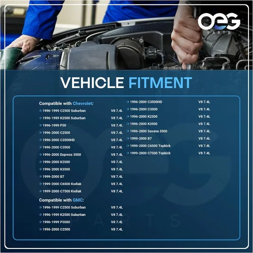 Vista 4 de Distribuidor Nuevo de Piezas OEG Compatible con Chevy GMC 7.4 Vortec L29 2500 3500 C K P 1996 97 98 99 2000