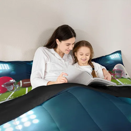 Vista 53 de Juego de ropa de cama de baloncesto para niños y adolescentes, juego de edredón deportivo para niños, tamaño matrimonial, suave, ligero, decoración