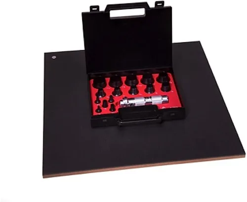 Vista 3 de Allpax AX1300 Kit de punzón hueco, 11 piezas, tipo agarre moleteado, acero