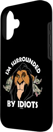Vista 2 de Funda para iPhone 16 Disney The Lion King Scar I'm Surrounded By Idiots