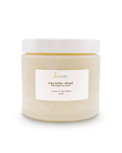 Vista 8 de Soapeauty Manteca de karité africana refinada 100% pura, prensada en frío, sin olor, humectante pura para piel y cabello, procedente de Ghana, 2