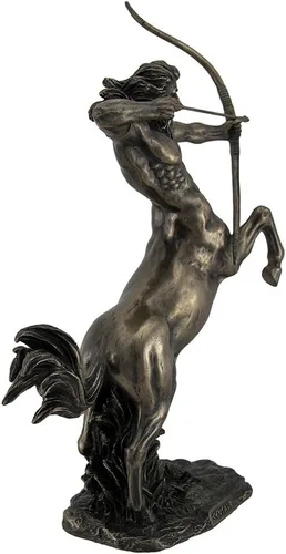 Vista 3 de Veronese Design - Estatua con acabado de bronce de centauro de 14 pulgadas