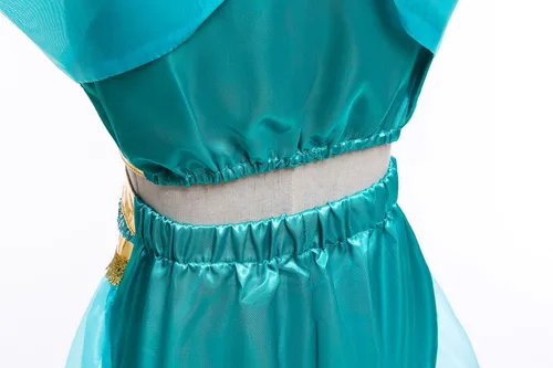 Vista 6 de Xinfenglai Disfraz de princesa para niñas, suministros de fiesta