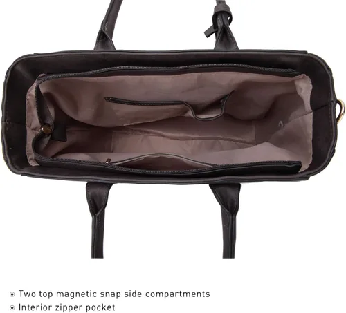 Vista 6 de Dasein Bolso grande para mujer, bolso de hombro con asa superior para el trabajo