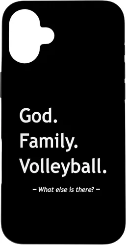 Vista 23 de Christian Faith Christianity God Family Volleyball Case for iPhone 17