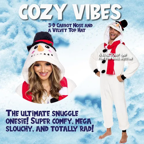 Vista 29 de Funziez! Mameluco de sherpa ajustado para adultos, disfraz de Halloween de animales, traje de cosplay de una pieza de felpa para mujeres y hombres