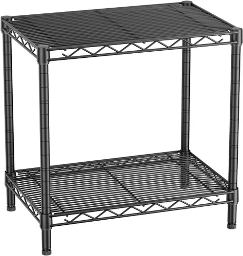 Vista 9 de SINGAYE Estantería de alambre para armario: unidad de metal ajustable para organización de lavandería, baño, cocina, hogar, almacenamiento