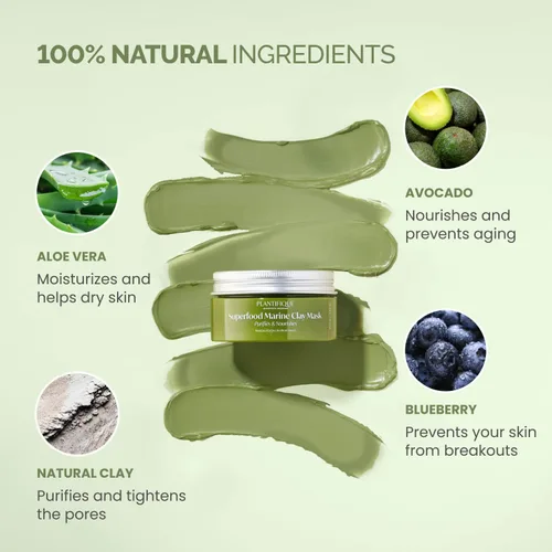 Vista 3 de PLANTIFIQUE Mascarilla coreana para el cuidado de la piel con aguacate y V-Line Lifting Face Mask 5 PCS