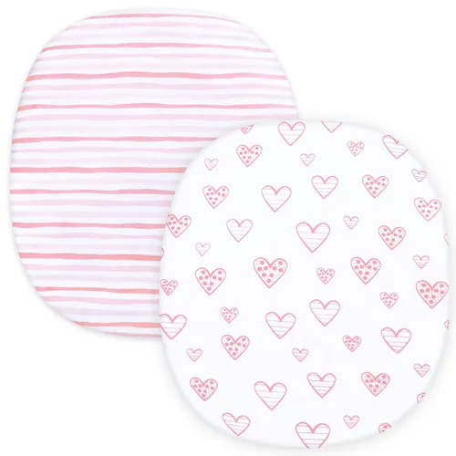 Vista 21 de Sábanas ajustadas de cuna, compatibles con Munchkin Brica Fold N' Go, 2 unidades, 100% algodón de punto jersey, transpirables y súper suaves, Gris