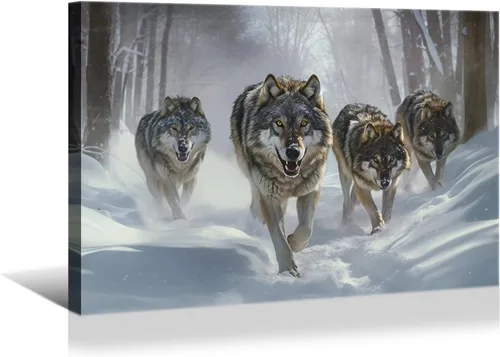 Vista 36 de YONICA Lienzo de pared de animales de la naturaleza, pintura de pared de águila, impresión artística de águila calva voladora impresa en lienzo