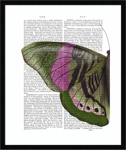 Vista 18 de Amanti Art Fab Funky - Lienzo decorativo para pared, diseño de mariposa en verde y rosa de 24 x 20 pulgadas, arte de pared de animales, decoración