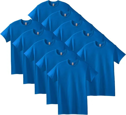 Vista 37 de Gildan Camiseta de algodón pesado para adultos, estilo G5000, paquete múltiple Gris ceniza (paquete de 2)
