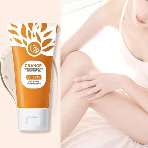 Vista 7 de Orange Enzymes - Gel exfoliante para rostro y cuerpo, gel exfoliante naranja, exfoliante hidratante para rostro y cuerpo, exfoliador facial