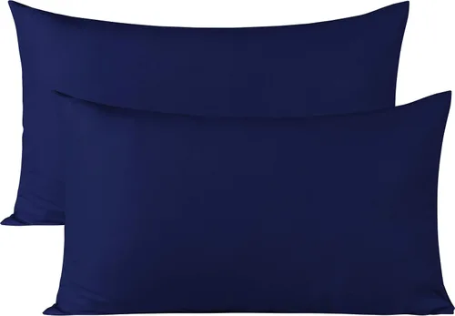 Vista 25 de BEDSUM Juego de 2 fundas de almohada de microfibra estándar suaves, resistentes a las arrugas y de fácil cuidado con cierre de sobre para niños, 20
