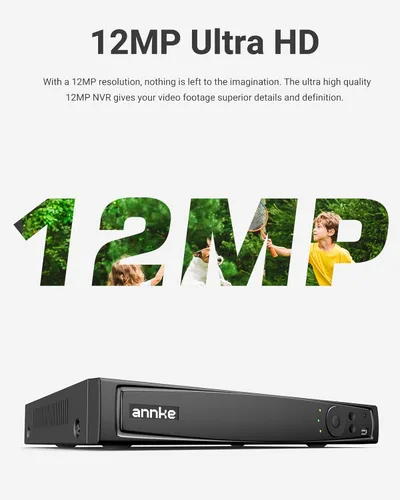 Vista 10 de ANNKE grabadora de vídeo de la red del PoE de 12MP 8CH para la cámara IP