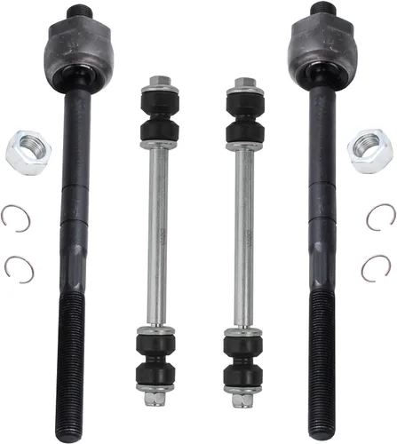 Vista 4 de Detroit Axle - Kit de extremo de 12 piezas para Ford Explorer Mercury Mountaineer 1998-2001 1999 2000, 2 brazos de control delanteros superiores