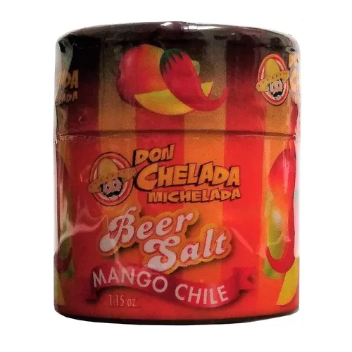 Vista 2 de Don Chelada Sal de cerveza Michelada, chile de mango, 1.15 onzas., 1 caja de 10, por Don Chelada